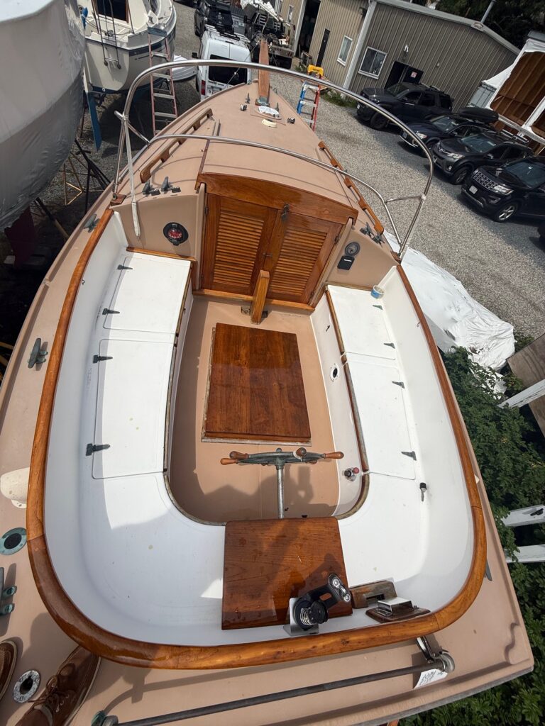 Marshall 22 Sloop Rigged Marshall 22 Sloop | Arey's Pond Boat Yard